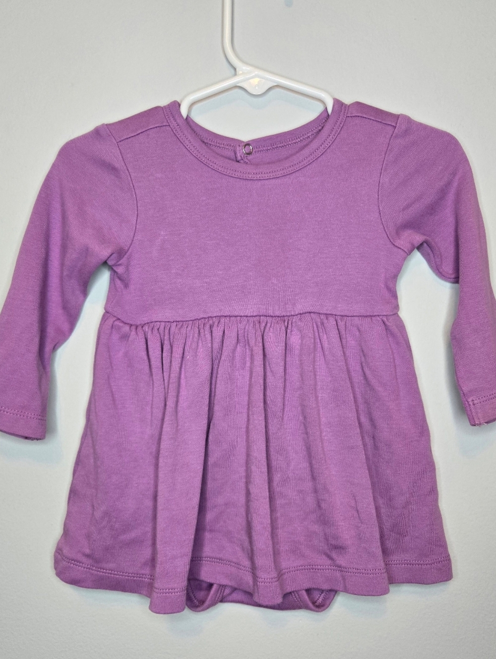 Primary Longsleeve Bodysuit Dress 6-12m